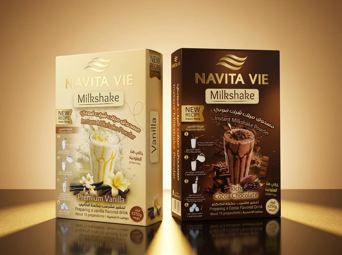 Navita Vie Duo Pack - Vanilla & Chocolate Instant Milkshake